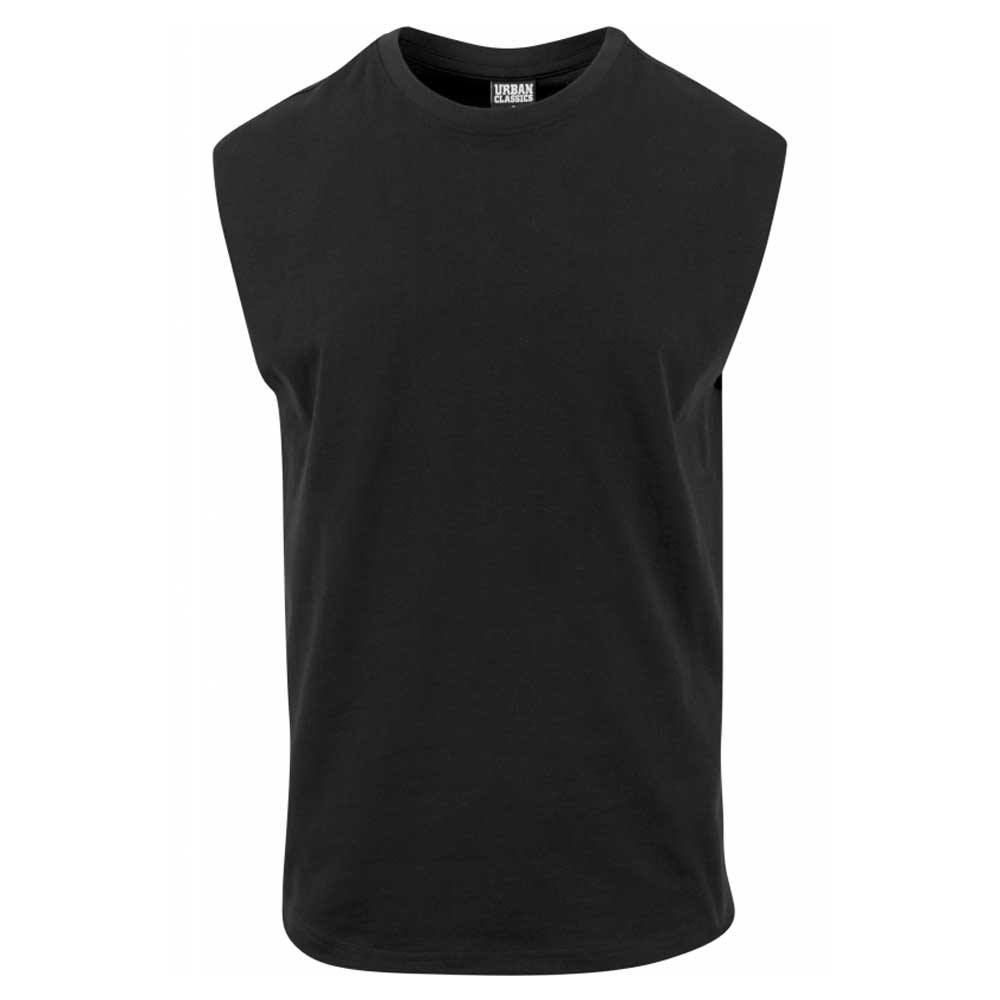 Urban Classics - Open Edge Sleeveless Sleeveless shirt - Black Product image